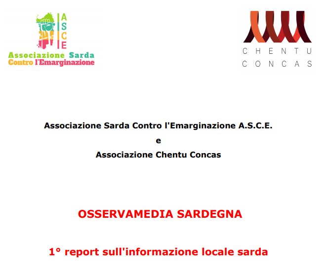 1° Report OsservaMedia Sardegna