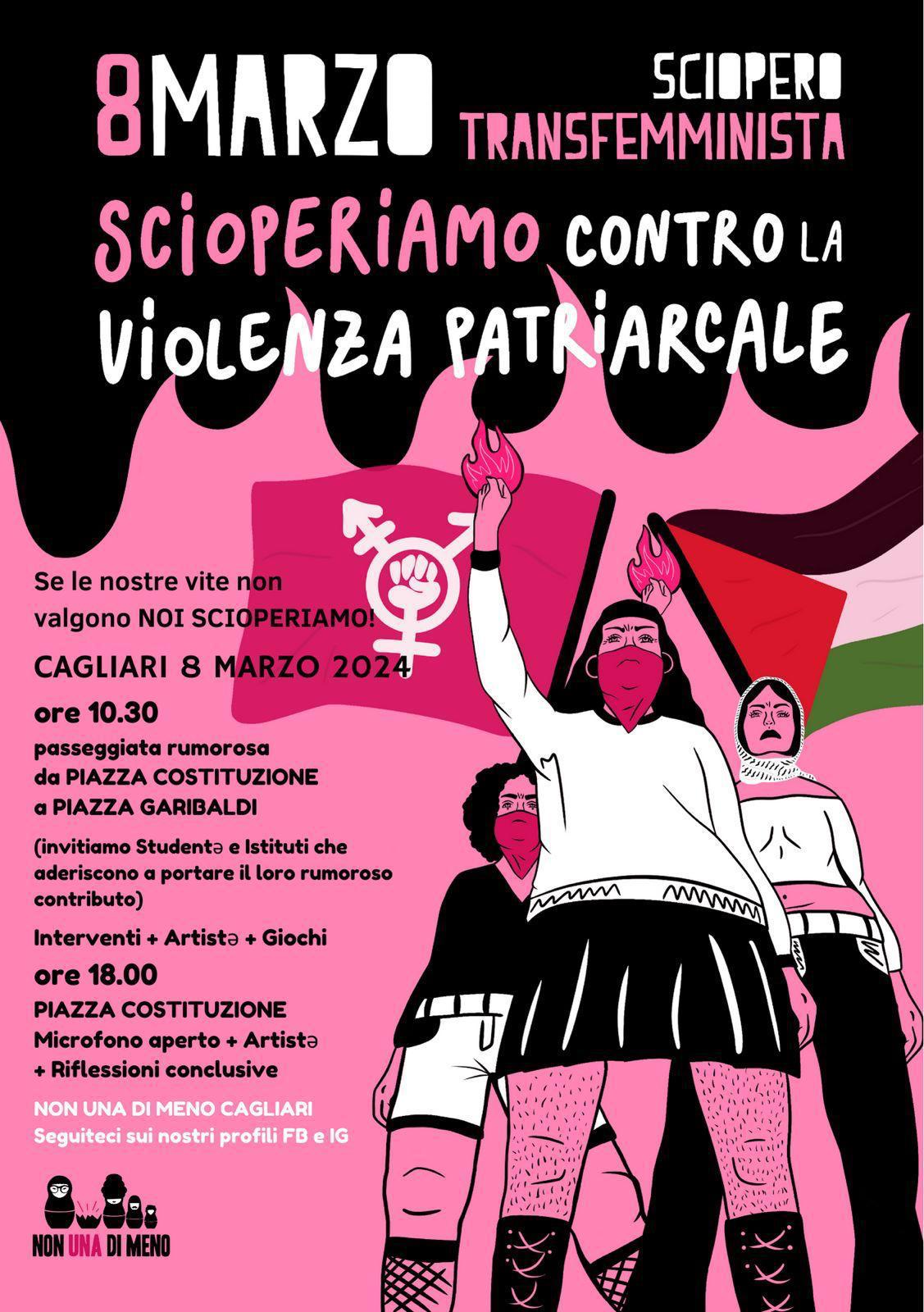 8 marzo Sciopero Transfemminista
